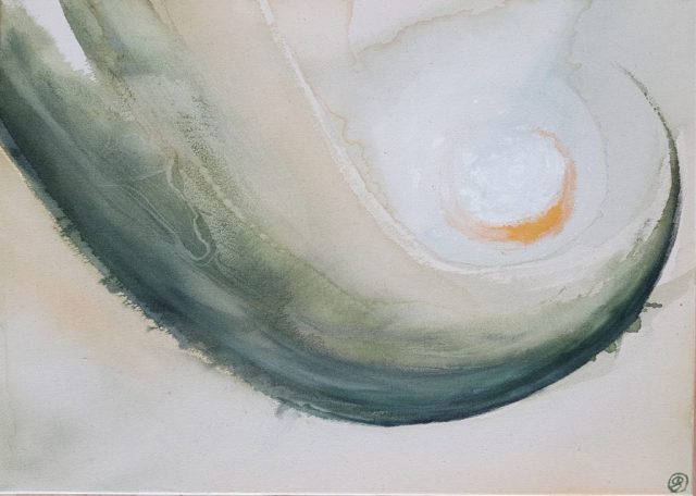 Geborgenheit, 70 x 50 cm, Acryl auf Leinwand