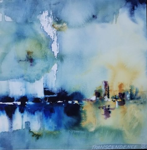 Transcendence, 29 x 29 cm, Aquarell auf Baumwollpapier